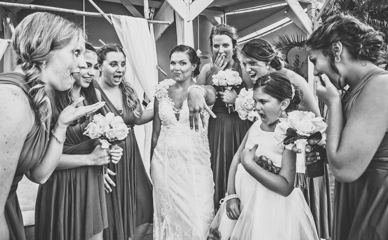 Let me see your ring bridal party at Courtyard by Marriott