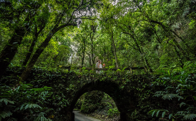 Newlyweds traveling to the Camuy Caverns, Camuy Puerto Rico