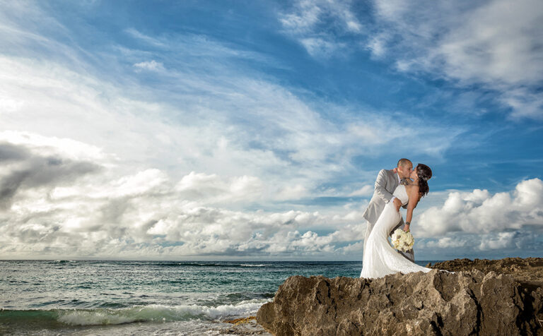 Villa Montana Beach Resort wedding Kiss, Isabela Puerto Rico