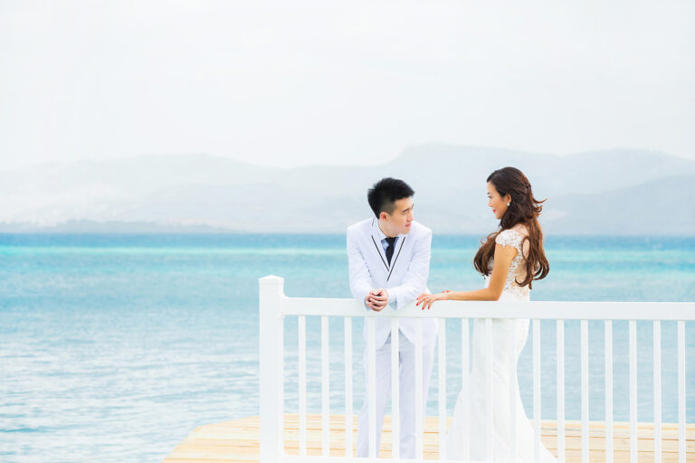 Engagement session at Palomino Island, Puerto Rico
