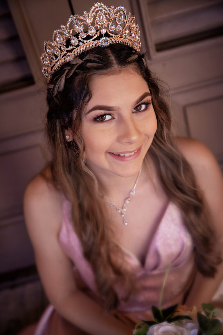 Quinceanera with crown